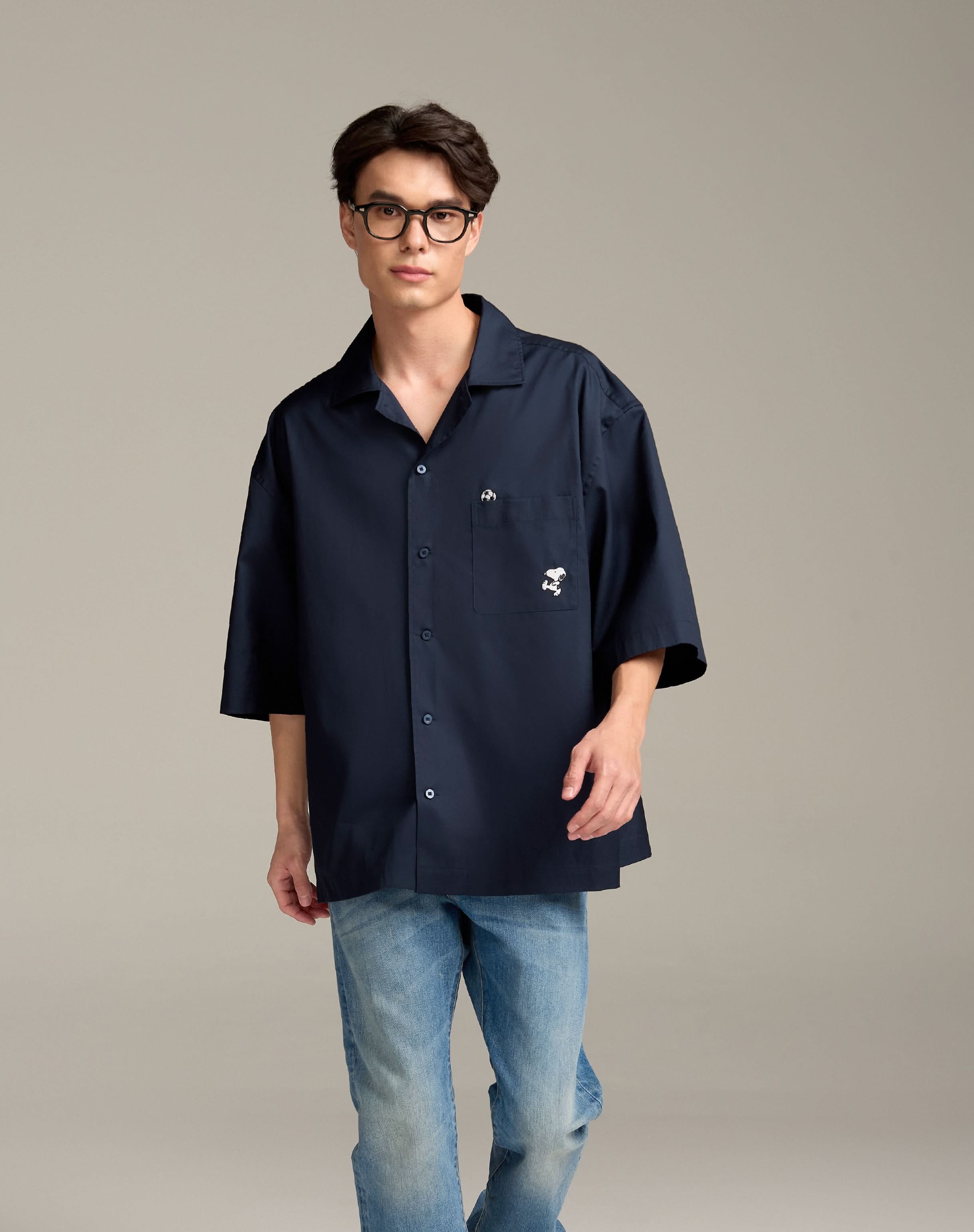 GQ x PEANUTS™ Boxy Shirt
