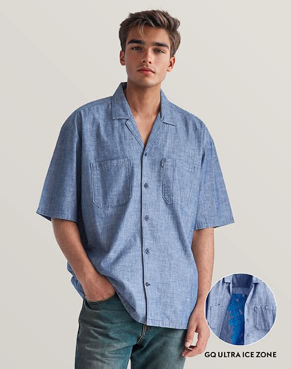 Cool Tech™ Denim Short Sleeves