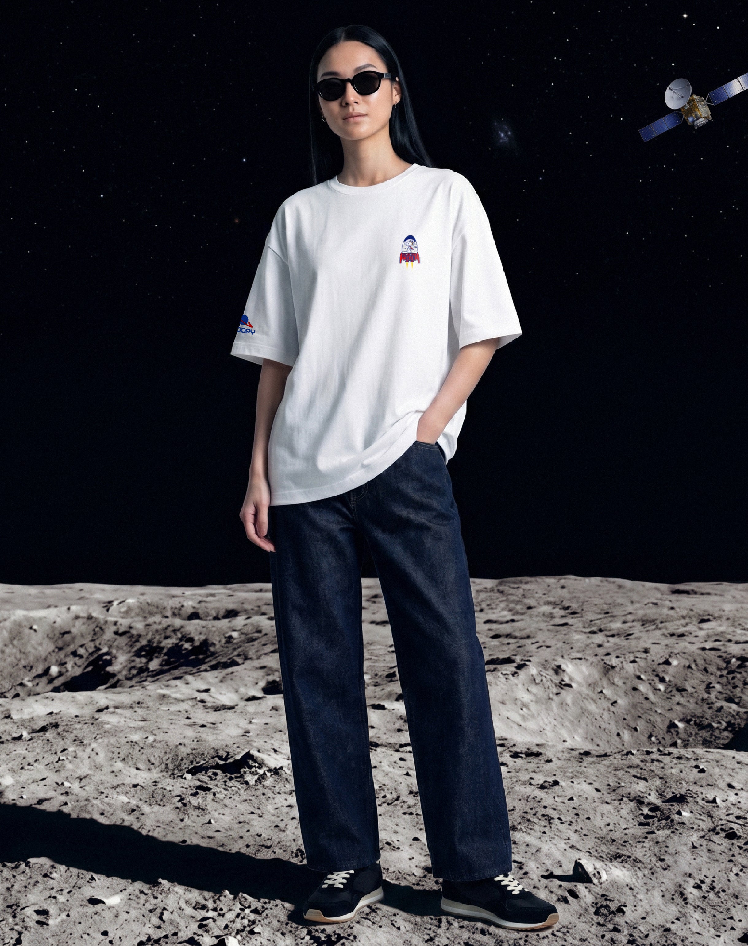 GQ x PEANUTS™ - Snoopy’s going to the moon