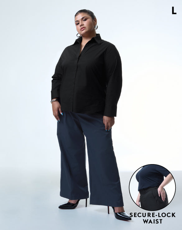 GQ Pear Size Work Pants Wide Fit