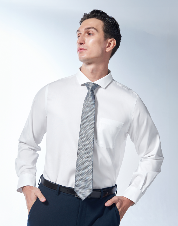 GQWhite™ Shirt - Cutaway Collar