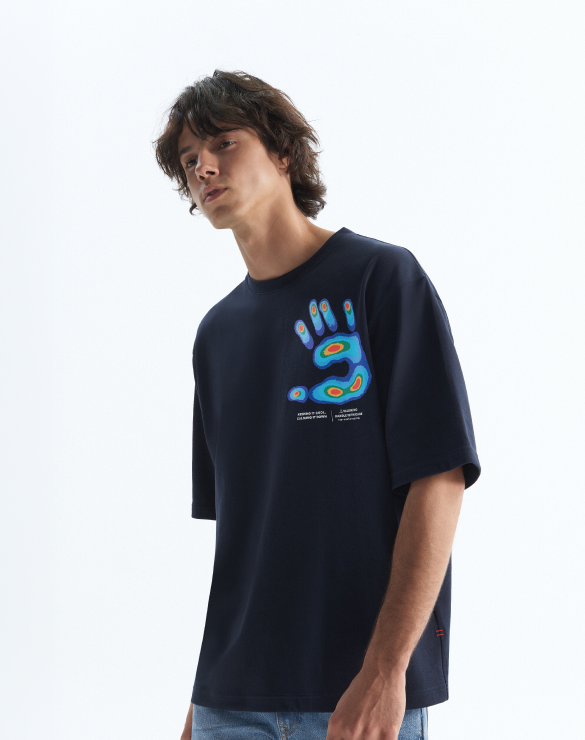 Cool Tech™+ Oversized T-shirt Print