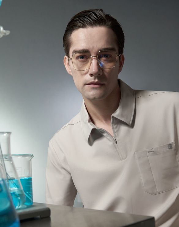 GQ Pro MED Men Scrub Polo