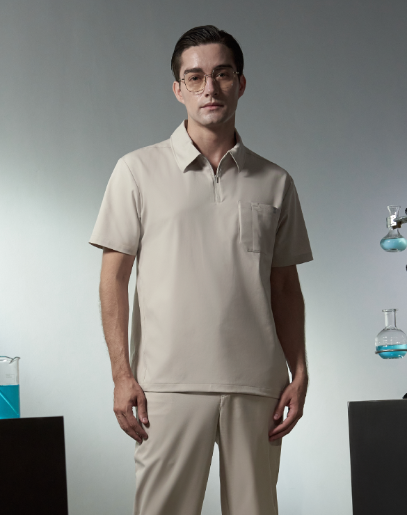 GQ Pro MED Men Scrub Polo