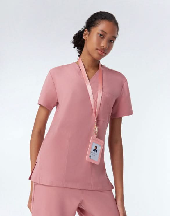 GQ Pro MED Premium Scrub Shirt - Breast Cancer