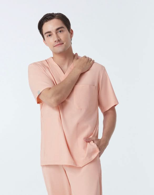 GQ Pro MED Premium Men Scrub Shirt - Breast Cancer