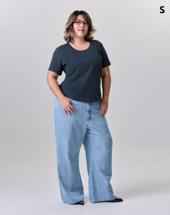 GQ Pear Size Crew Neck T-Shirt