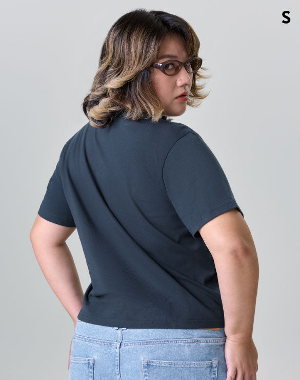 GQ Pear Size Crew Neck T-Shirt