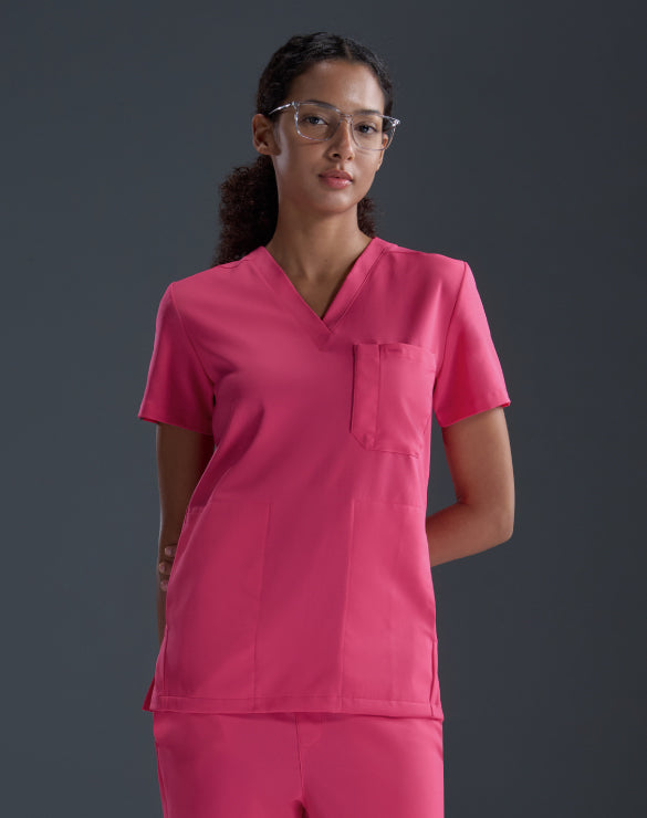 GQ Pro MED Premium Scrub Shirt - Breast Cancer