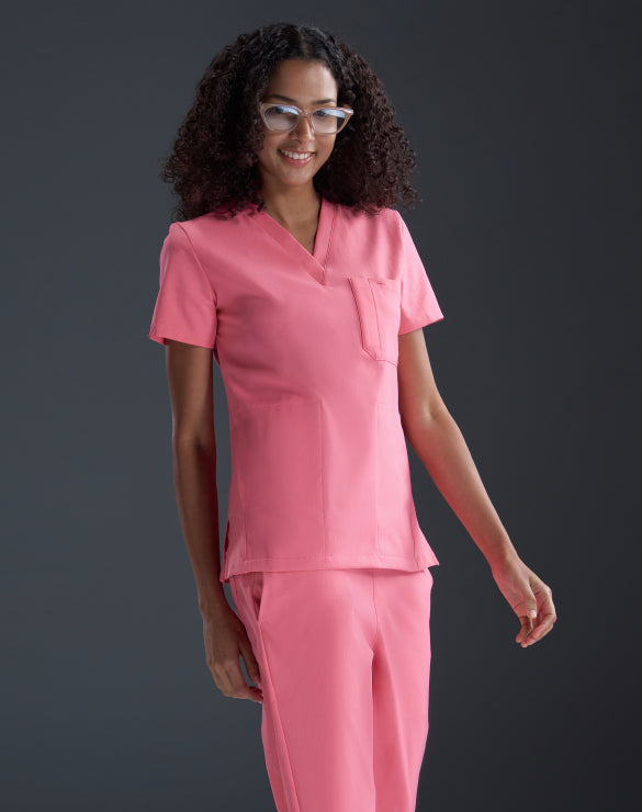 GQ Pro MED Premium Scrub Shirt - Breast Cancer