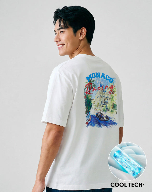 Cool Tech™+ Oversized T-shirt Print