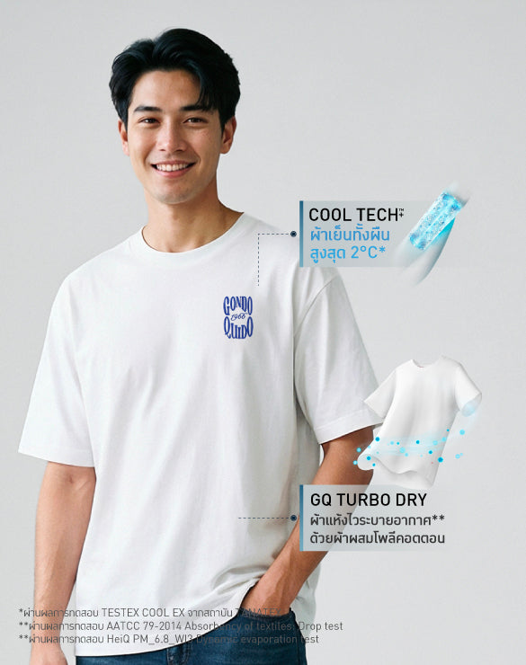 Cool Tech™+ Oversized T-shirt Print