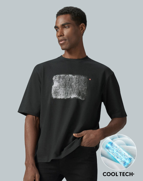 Cool Tech™+ Oversized T-shirt Print
