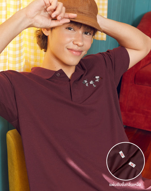GQ Minimal Polo™ PEANUTS™ Collection [S]