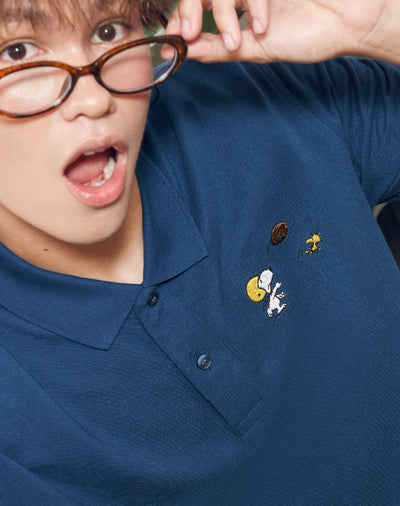 GQ Minimal Polo™ PEANUTS™ Collection [S]