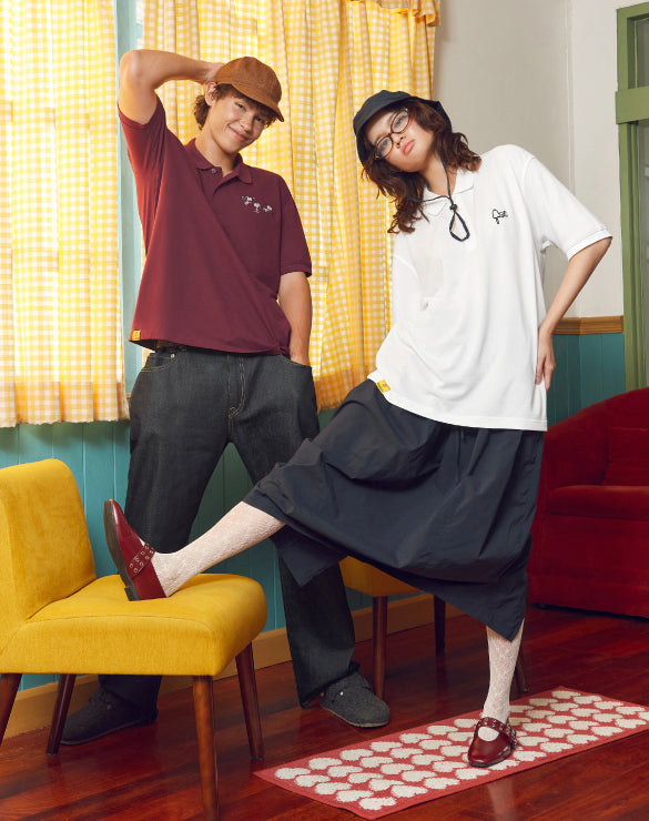 GQ Minimal Polo™ PEANUTS™ Collection [S]