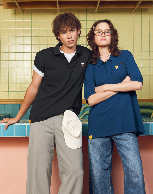 GQ Minimal Polo™ PEANUTS™ Collection [S]