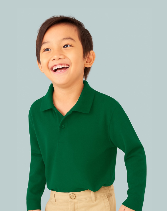 The Good Day Lab™ Long sleeve Polo Collection [Pack2]