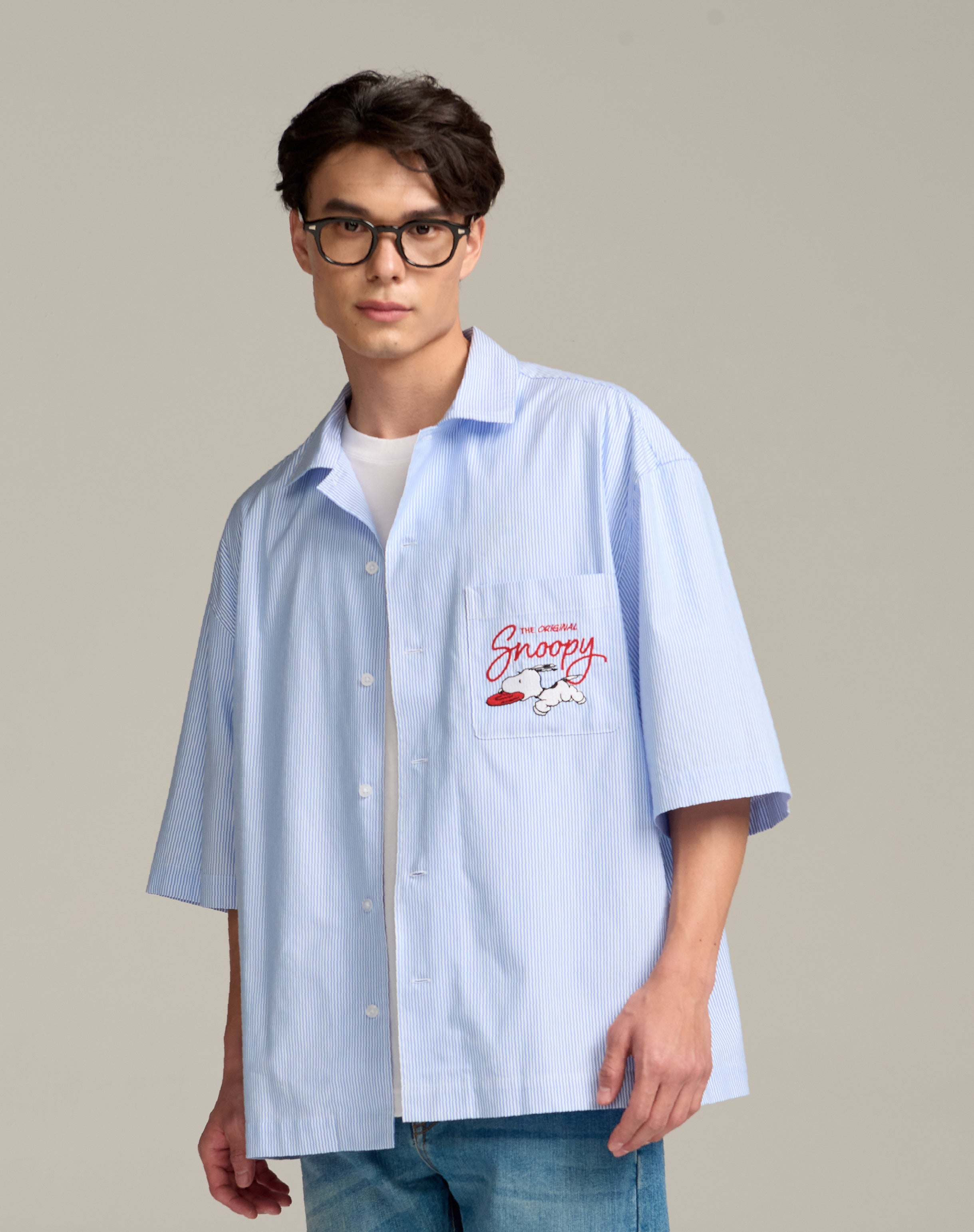 GQ x PEANUTS™ Boxy Shirt