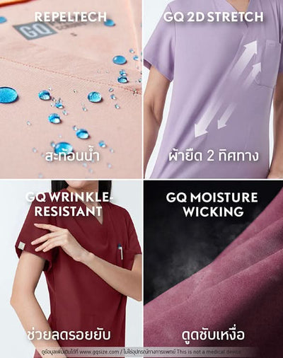 GQ Pro MED Premium Scrub Shirt - Breast Cancer