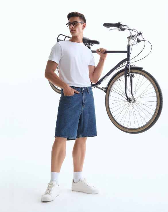 Minimal Jean Shorts