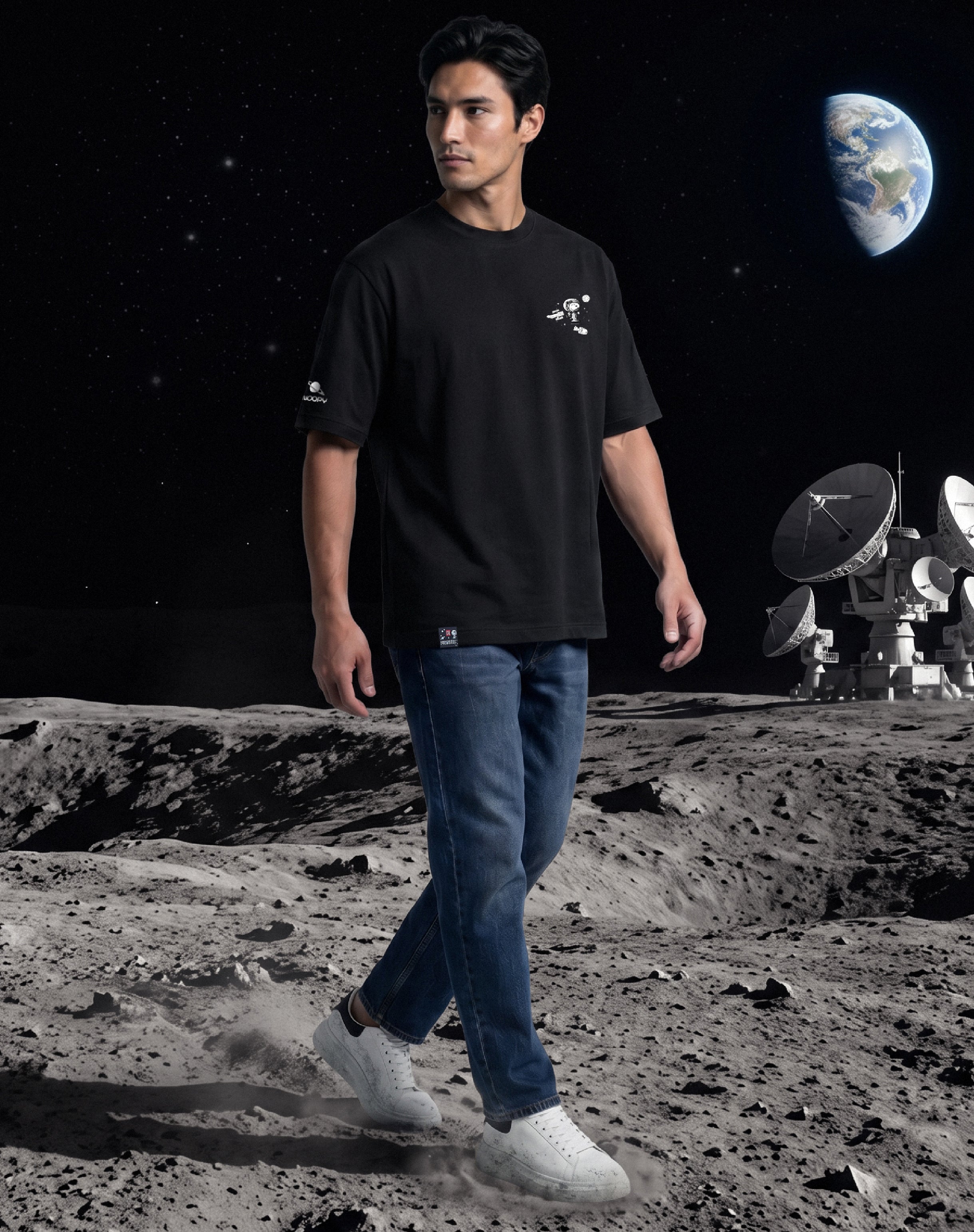 GQ x PEANUTS™ - Snoopy’s going to the moon