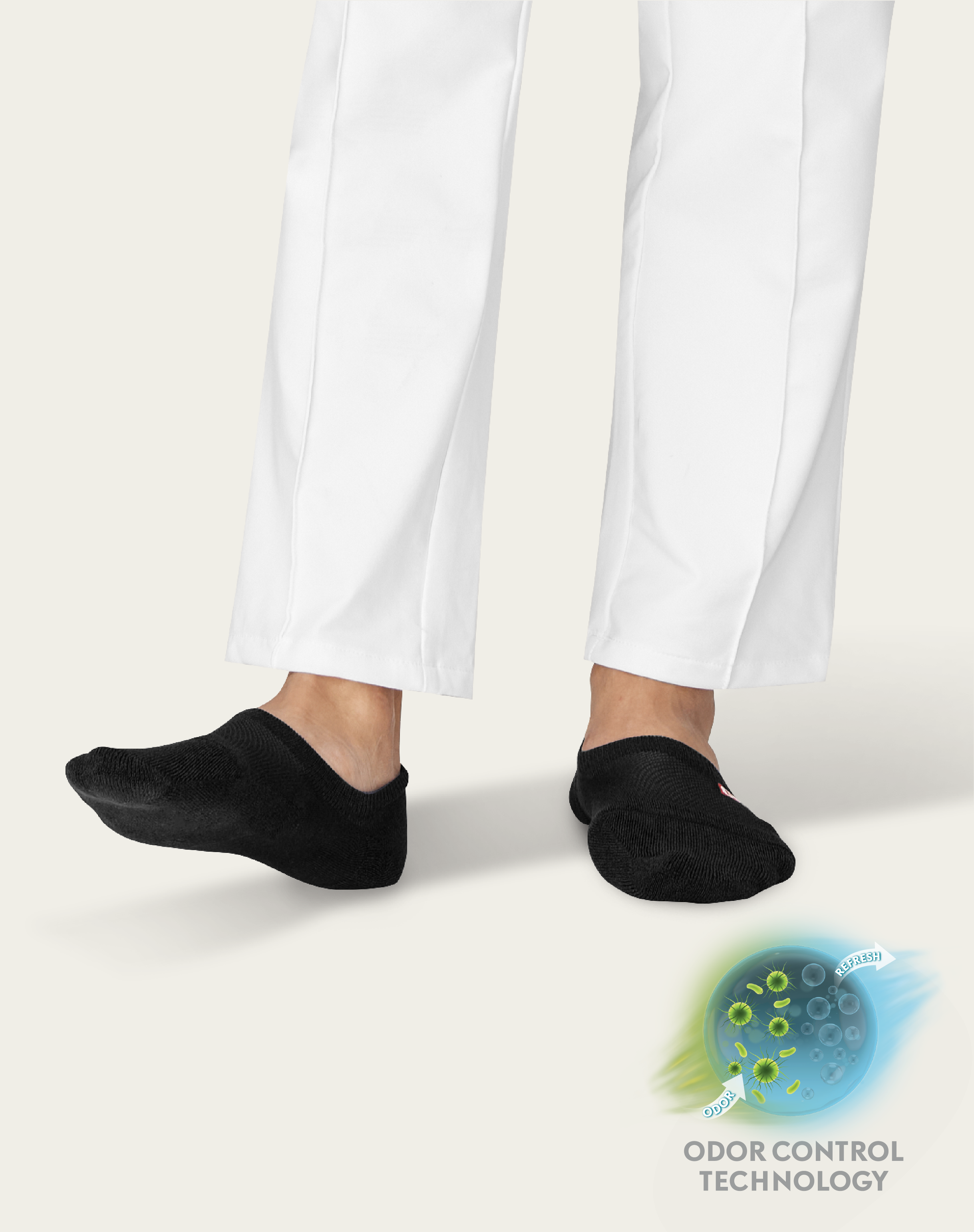 SMELLBLOCK™ Socks - Every Day No Show Collection