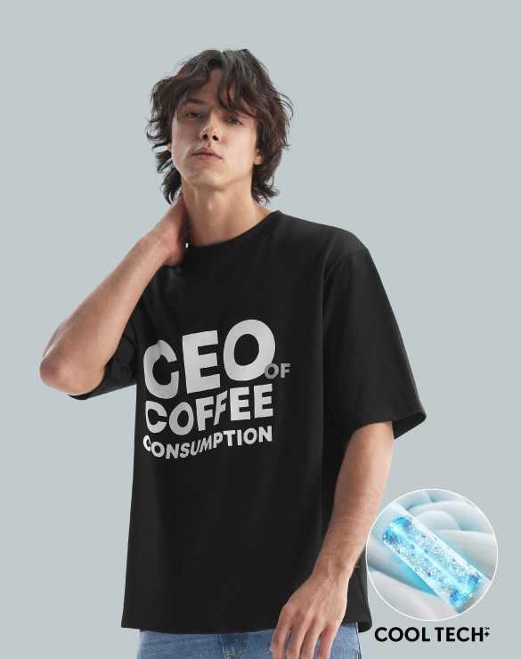 Cool Tech™+ Oversized T-shirt Print