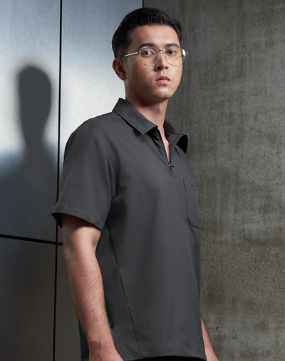 GQ Pro MED Men Scrub Polo