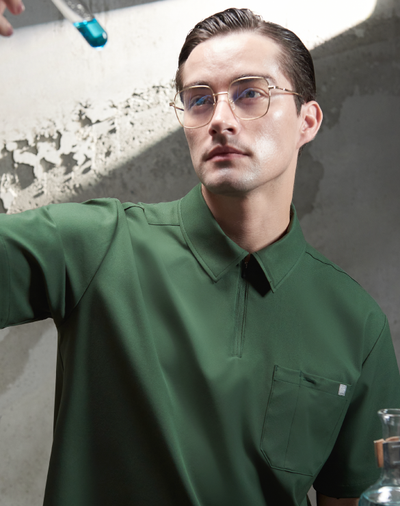 GQ Pro MED Men Scrub Polo