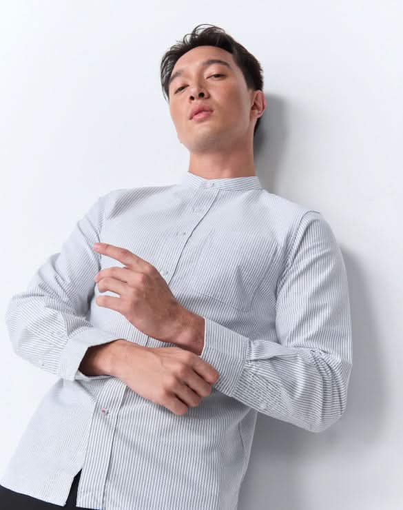 GQ Perfect Oxford™ Shirt - Mandarin Collar
