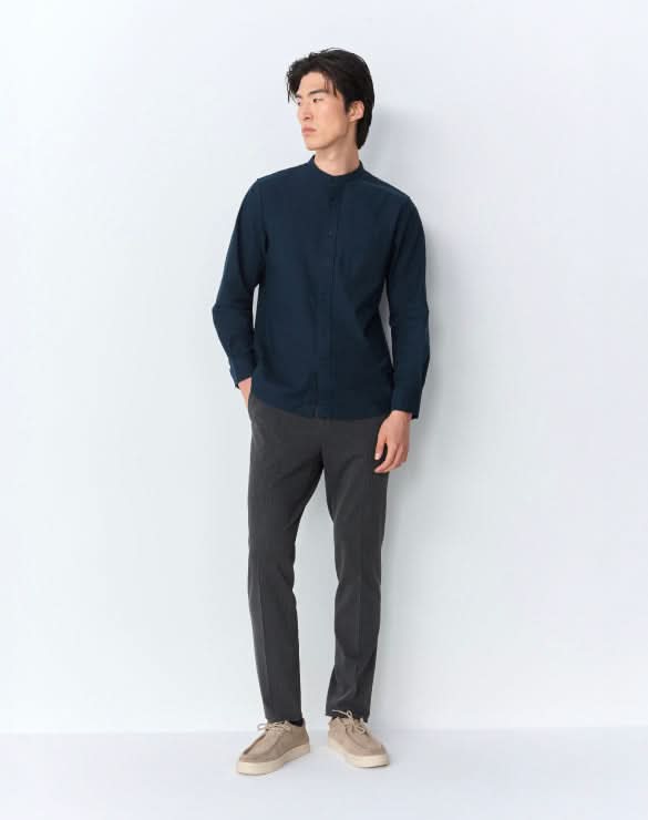 GQ Perfect Oxford™ Shirt - Mandarin Collar