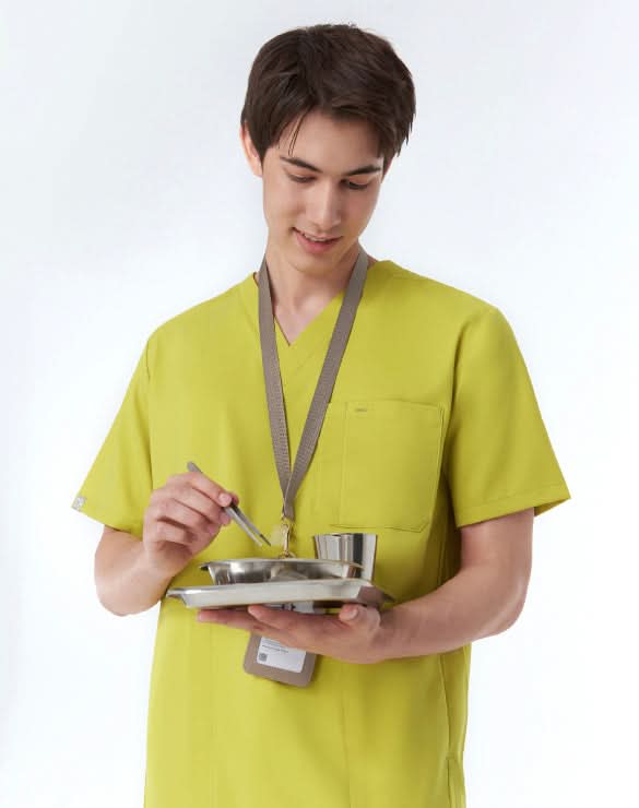 GQ Pro Med Men Scrub Shirt  (Premium)