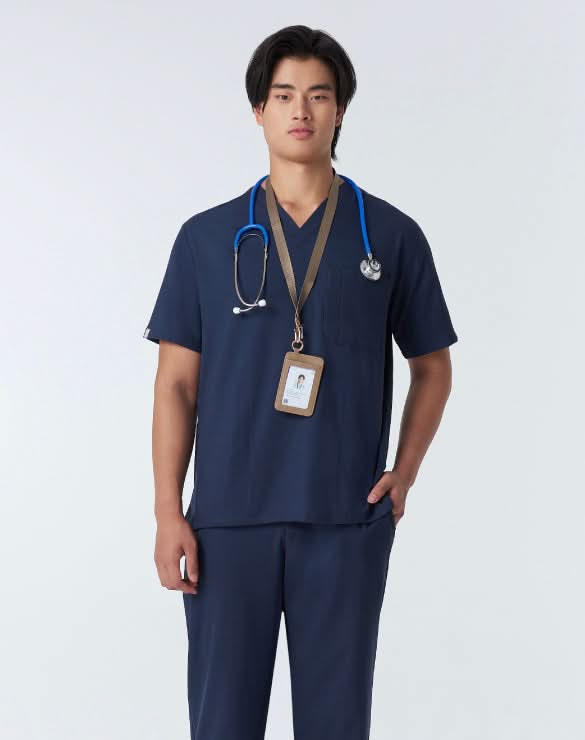 GQ Pro Med Men Scrub Shirt  (Premium)