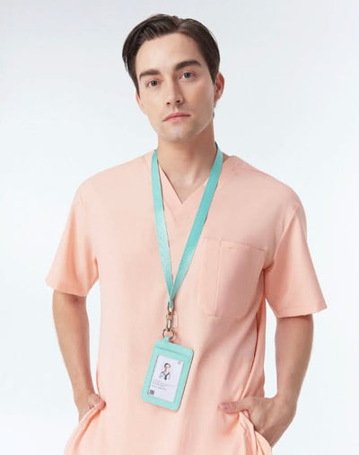 GQ Pro MED Premium Men Scrub Shirt - Breast Cancer