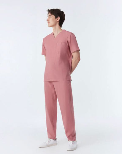 GQ Pro MED Premium Men Scrub Shirt - Breast Cancer