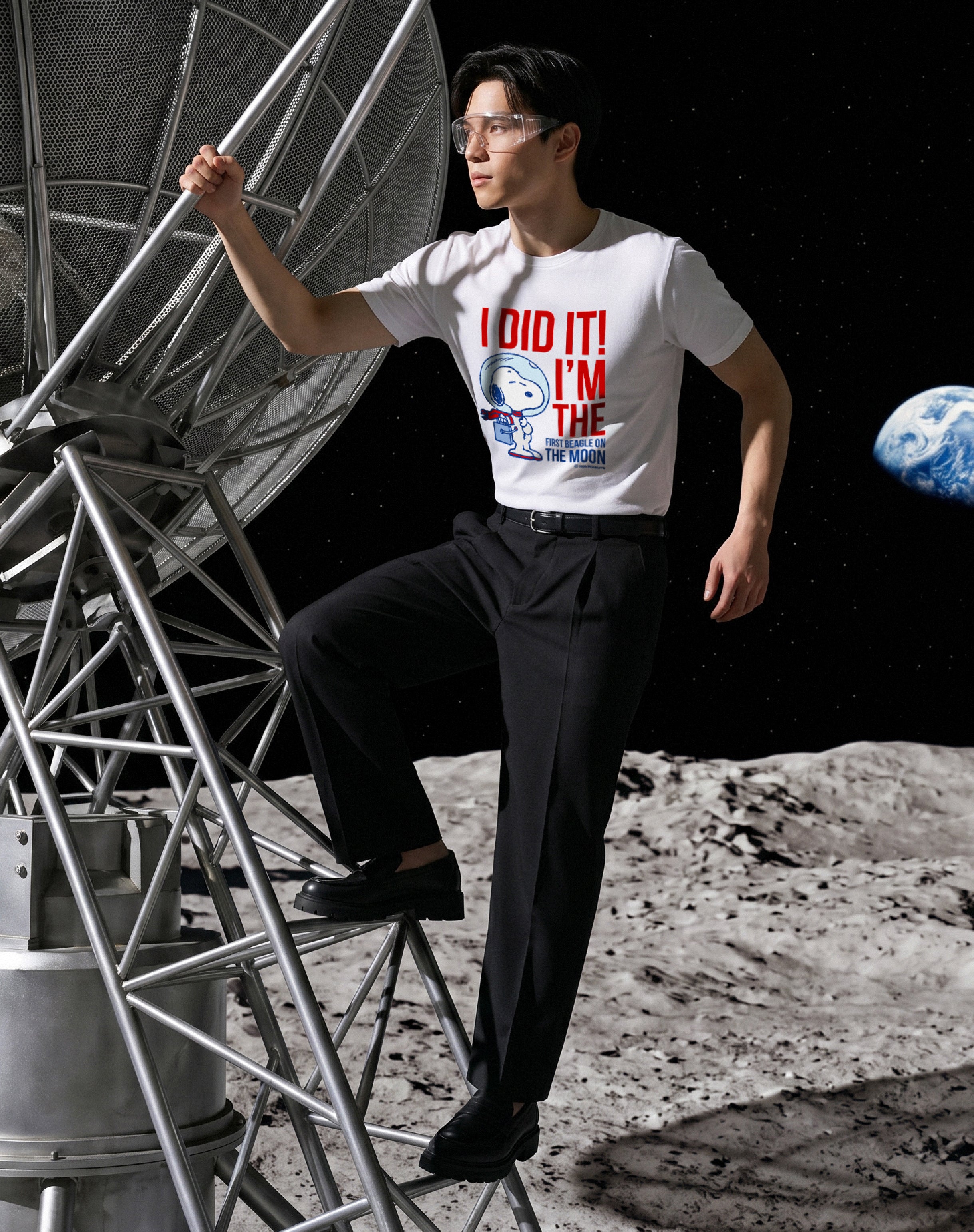 GQ x PEANUTS™ - Snoopy’s going to the moon
