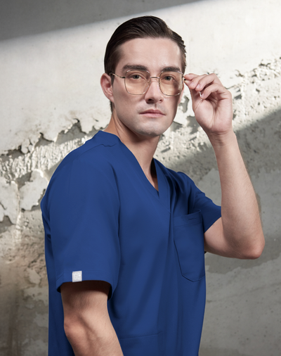 GQ Pro Med Men Scrub Shirt  (Premium)