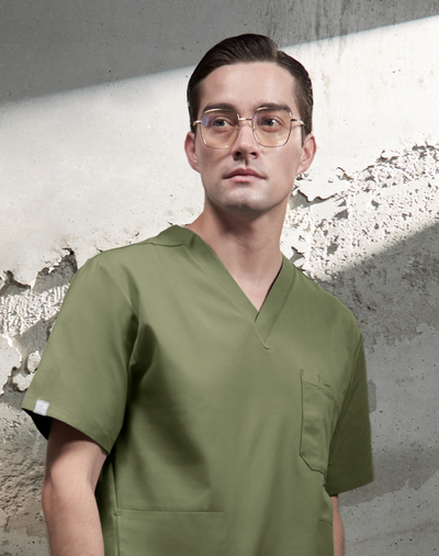 GQ Pro Med Men Scrub Shirt  (Premium)