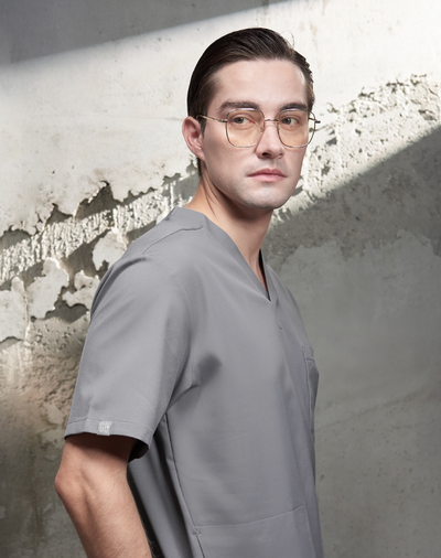 GQ Pro Med Men Scrub Shirt  (Premium)