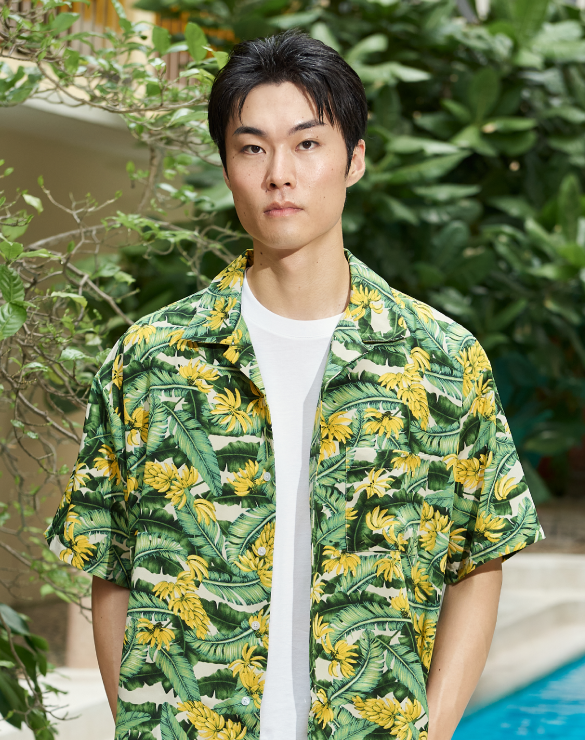 GQ Summer Print Shirt