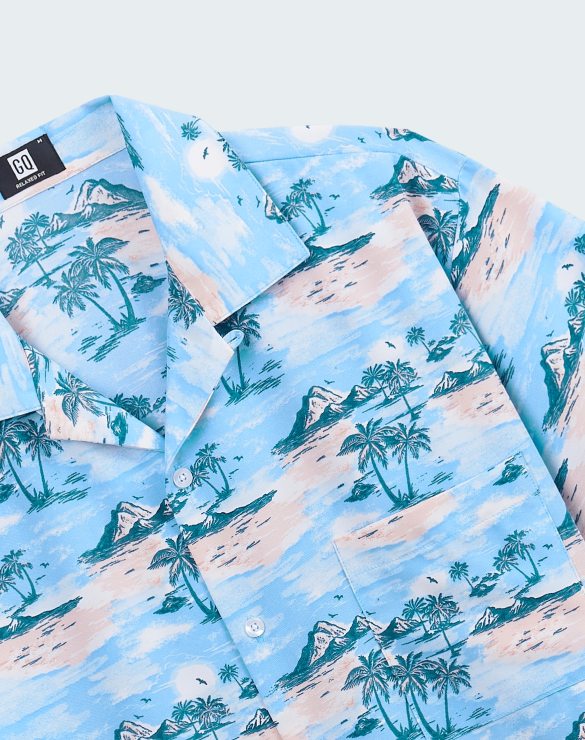 GQ Summer Print Shirt