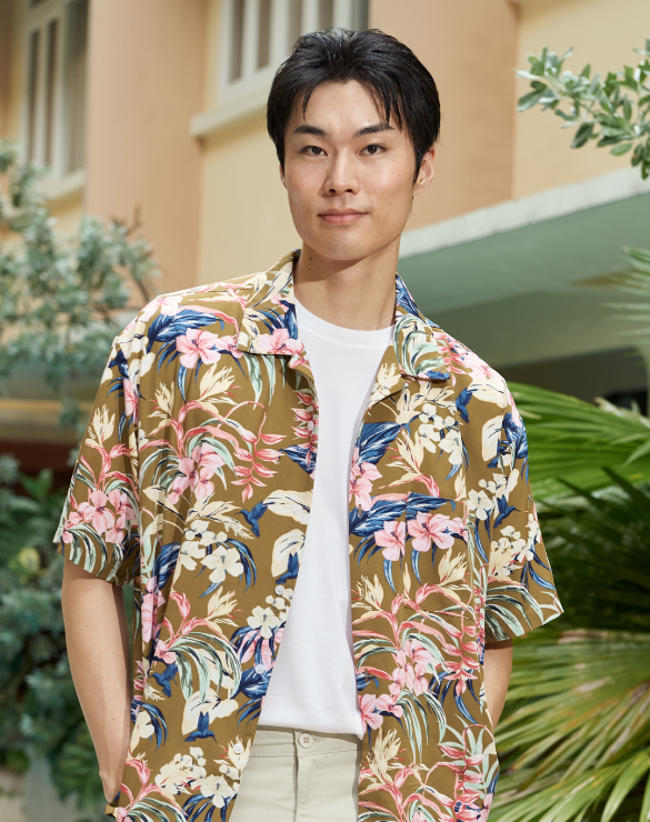 GQ Summer Print Shirt