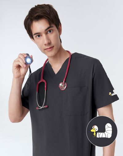 GQ Pro Med Men Scrub Shirt  (Premium) - PEANUTS™