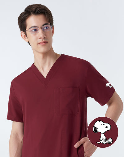 GQ Pro Med Men Scrub Shirt  (Premium) - PEANUTS™