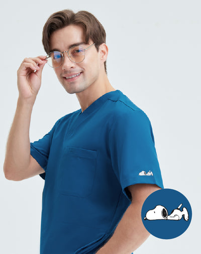 GQ Pro Med Men Scrub Shirt  (Premium) - PEANUTS™