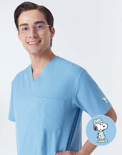 GQ Pro Med Men Scrub Shirt  (Premium) - PEANUTS™