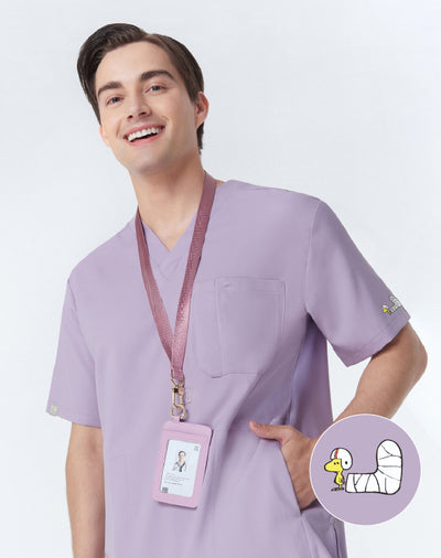 GQ Pro Med Men Scrub Shirt  (Premium) - PEANUTS™