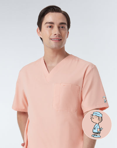 GQ Pro Med Men Scrub Shirt  (Premium) - PEANUTS™