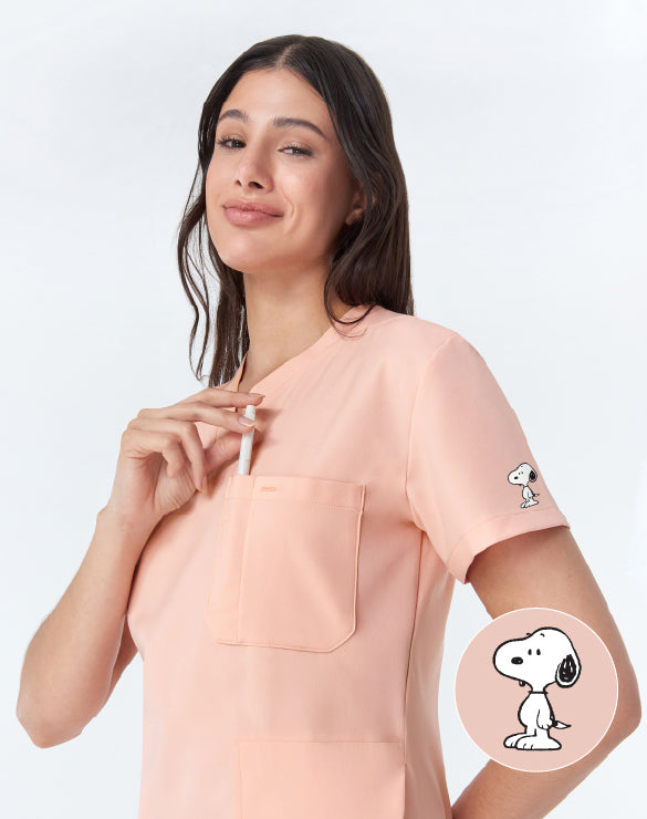 GQ Pro Med Women Scrub Shirt (Premium) - PEANUTS™
